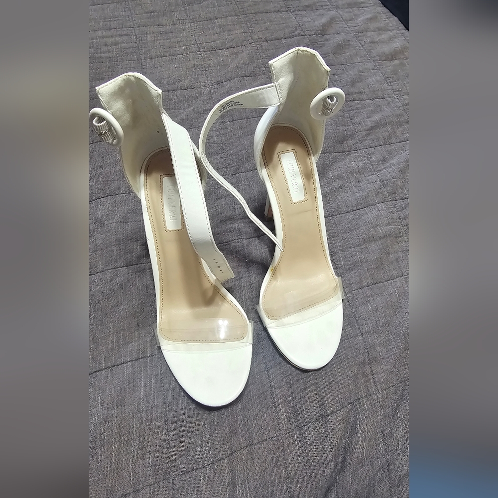 White heels, shoes